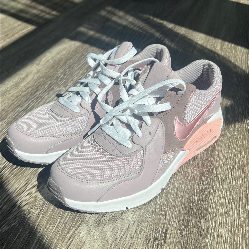 Nike Blush Purple and White Athletic Shoes